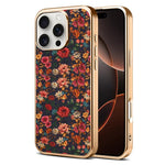 Custodia magnetica galvanizzata per telefono della serie Denor Peony, For iPhone 17 Pro Max, For iPhone 17 Pro, For iPhone 17, For iPhone Air, For iPhone 16 Pro Max, For iPhone 16 Pro
