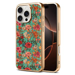 Custodia magnetica galvanizzata per telefono della serie Denor Peony, For iPhone 17 Pro Max, For iPhone 17 Pro, For iPhone 17, For iPhone Air, For iPhone 16 Pro Max, For iPhone 16 Pro