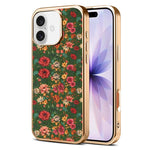 Custodia magnetica galvanizzata per telefono della serie Denor Peony, For iPhone 17 Pro Max, For iPhone 17 Pro, For iPhone 17, For iPhone Air, For iPhone 16 Pro Max, For iPhone 16 Pro