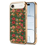 Custodia magnetica galvanizzata per telefono della serie Denor Peony, For iPhone 17 Pro Max, For iPhone 17 Pro, For iPhone 17, For iPhone Air, For iPhone 16 Pro Max, For iPhone 16 Pro