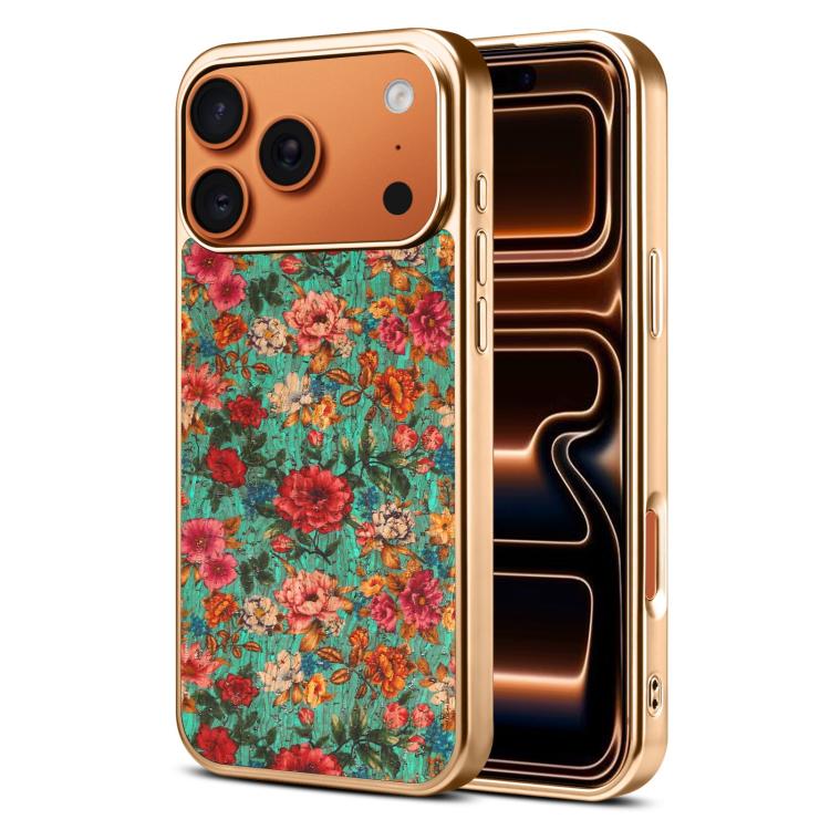 Custodia magnetica galvanizzata per telefono della serie Denor Peony, For iPhone 17 Pro Max, For iPhone 17 Pro, For iPhone 17, For iPhone Air, For iPhone 16 Pro Max, For iPhone 16 Pro