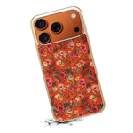 Custodia magnetica galvanizzata per telefono della serie Denor Peony, For iPhone 17 Pro Max, For iPhone 17 Pro, For iPhone 17, For iPhone Air, For iPhone 16 Pro Max, For iPhone 16 Pro