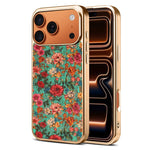 Custodia magnetica galvanizzata per telefono della serie Denor Peony, For iPhone 17 Pro Max, For iPhone 17 Pro, For iPhone 17, For iPhone Air, For iPhone 16 Pro Max, For iPhone 16 Pro