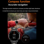 Smartwatch sportivo GPS S666 da 1,43 pollici con display AMOLED HD, supporto per chiamate Bluetooth, monitoraggio del sonno, dell'ossigeno nel sangue, della frequenza cardiaca e del ciclo mestruale femminile.