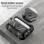 Cover per auricolari XDcase in TPU con motivo scuro e moschettone, For AirPods Pro 3, For AirPods Pro 2