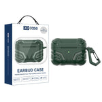 Cover per auricolari XDcase in TPU con motivo scuro e moschettone, For AirPods Pro 3, For AirPods Pro 2