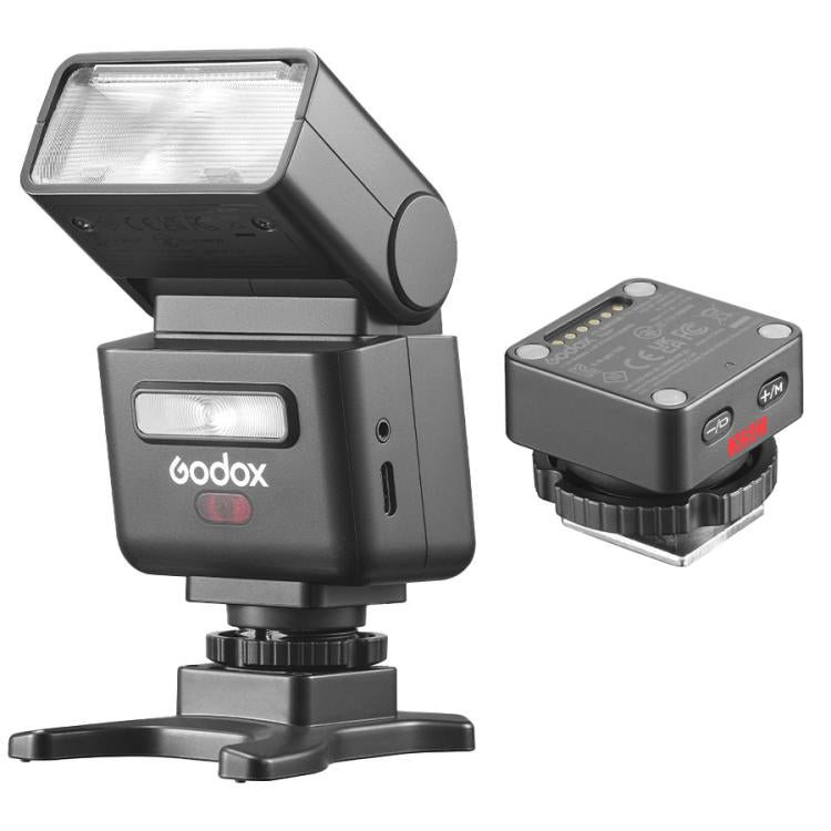 Flash per fotocamera Godox iT32 iFlash e trigger flash wireless X5 TTL, For Canon, For Nikon, For Sony, For FUJIFILM, For Olympus / Panasonic, For Leica