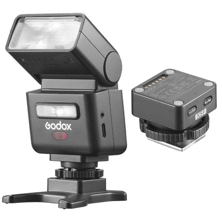 Flash per fotocamera Godox iT32 iFlash e trigger flash wireless X5 TTL, For Canon, For Nikon, For Sony, For FUJIFILM, For Olympus / Panasonic, For Leica