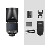 Flash per fotocamera Godox V1 Mid TTL agli ioni di litio con testa rotonda, For Canon, For Nikon, For Sony, For FUJIFILM, For Olympus