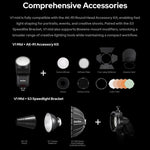 Flash per fotocamera Godox V1 Mid TTL agli ioni di litio con testa rotonda, For Canon, For Nikon, For Sony, For FUJIFILM, For Olympus