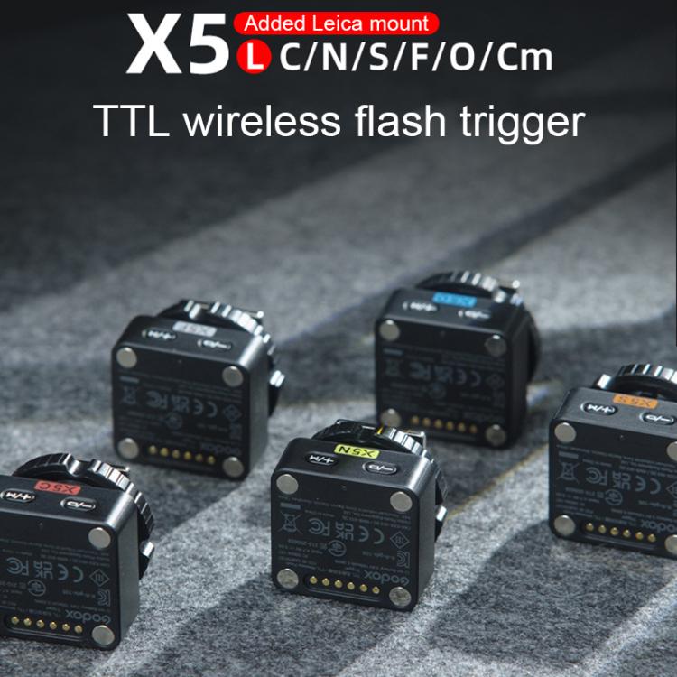 Attivatore flash wireless Godox X5 TTL, For Canon, For Nikon, For Sony, For FUJIFILM, For Olympus, For Leica
