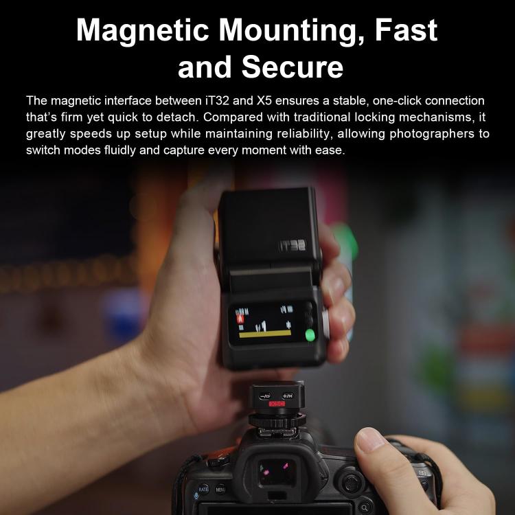 Attivatore flash wireless Godox X5 TTL, For Canon, For Nikon, For Sony, For FUJIFILM, For Olympus, For Leica