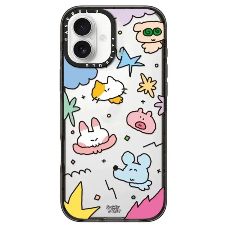 Custodia per telefono in acrilico trasparente della serie Mouse, For iPhone 16 Pro Max, For iPhone 16 Pro, For iPhone 16 Plus, For iPhone 16
