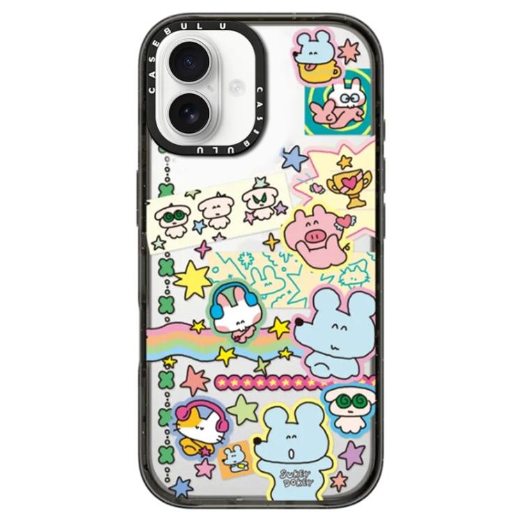 Custodia per telefono in acrilico trasparente della serie Mouse, For iPhone 16 Pro Max, For iPhone 16 Pro, For iPhone 16 Plus, For iPhone 16