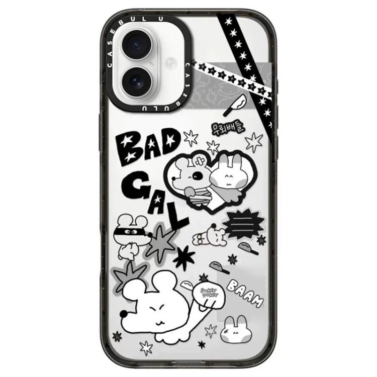Custodia per telefono in acrilico trasparente della serie Mouse, For iPhone 16 Pro Max, For iPhone 16 Pro, For iPhone 16 Plus, For iPhone 16