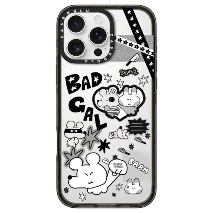 Custodia per telefono in acrilico trasparente della serie Mouse, For iPhone 15 Pro Max, For iPhone 15 Pro, For iPhone 15 Plus, For iPhone 15