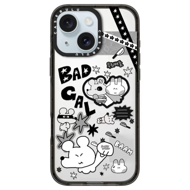 Custodia per telefono in acrilico trasparente della serie Mouse, For iPhone 15 Pro Max, For iPhone 15 Pro, For iPhone 15 Plus, For iPhone 15