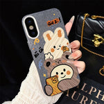 Custodia per telefono ibrida in PC e TPU con glitter IMD e motivo orso., For iPhone 11 Pro Max, For iPhone 11, For iPhone 11 Pro, For iPhone XS / X, For iPhone XR, For iPhone XS Max
