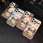 Custodia per telefono ibrida in PC e TPU con glitter IMD e motivo orso., For iPhone 8 Plus / 7 Plus, For iPhone 6 Plus / 6s Plus, For iPhone 6 / 6s