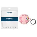 Custodia protettiva in silicone in stile console di gioco XDcase con portachiavi, For AirTag 2nd Gen / 1st Gen