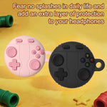 Custodia protettiva in silicone in stile console di gioco XDcase con portachiavi, For AirTag 2nd Gen / 1st Gen