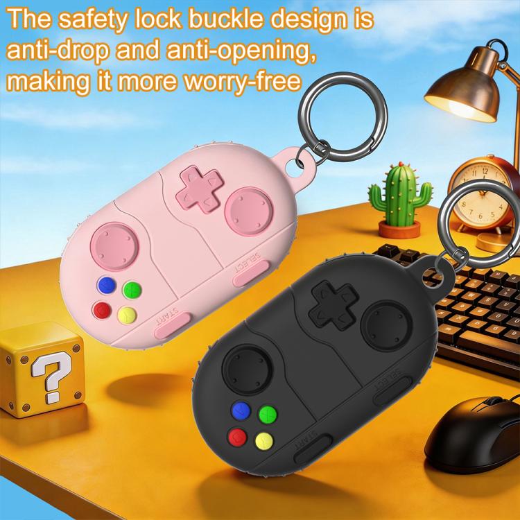 Custodia protettiva in silicone in stile console di gioco XDcase con portachiavi, For Samsung Galaxy SmartTag2