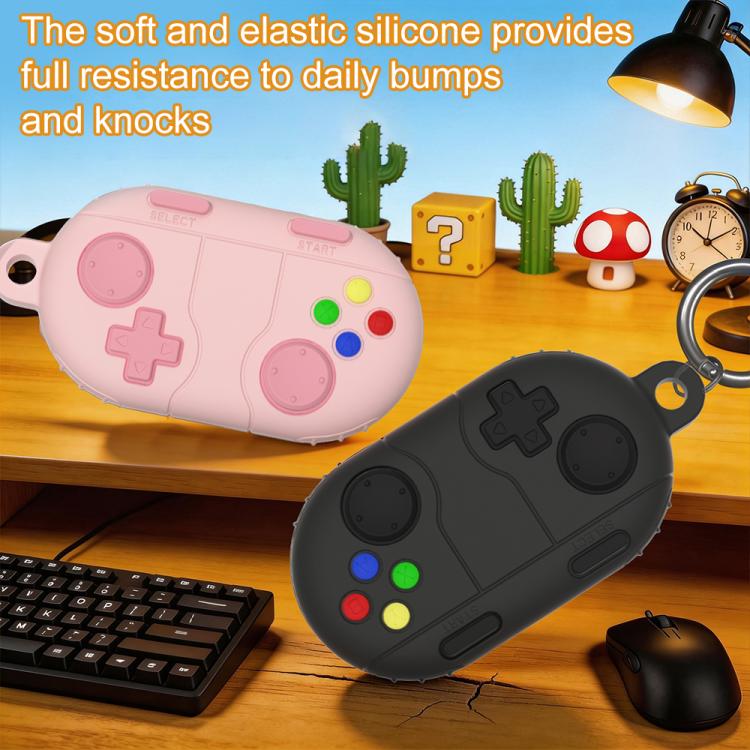 Custodia protettiva in silicone in stile console di gioco XDcase con portachiavi, For Samsung Galaxy SmartTag2