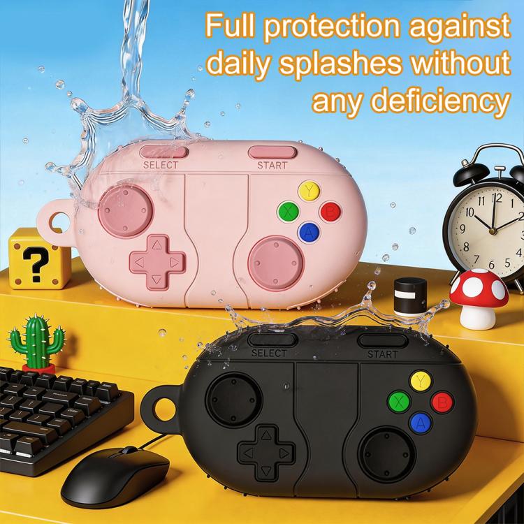 Custodia protettiva in silicone in stile console di gioco XDcase con portachiavi, For Samsung Galaxy SmartTag2