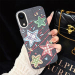 Custodia per telefono ibrida in PC e TPU con glitter e motivo a stelle IMD, For iPhone 11 Pro Max, For iPhone 11, For iPhone 11 Pro, For iPhone XS / X, For iPhone XR, For iPhone XS Max