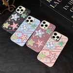 Custodia per telefono ibrida in PC e TPU con glitter e motivo a stelle IMD, For iPhone 11 Pro Max, For iPhone 11, For iPhone 11 Pro, For iPhone XS / X, For iPhone XR, For iPhone XS Max