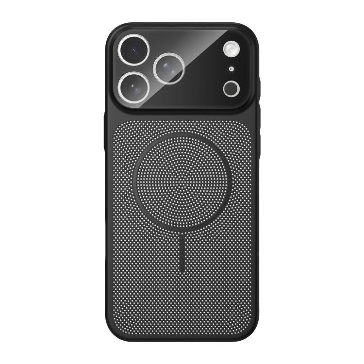 Custodia magnetica per telefono in PC traspirante con rete per la dissipazione del calore., For iPhone 17 Pro Max, For iPhone 17 Pro, For iPhone 17, For iPhone Air
