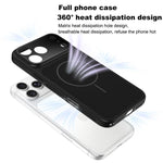 Custodia magnetica per telefono in PC traspirante con rete per la dissipazione del calore., For iPhone 17 Pro Max, For iPhone 17 Pro, For iPhone 17, For iPhone Air