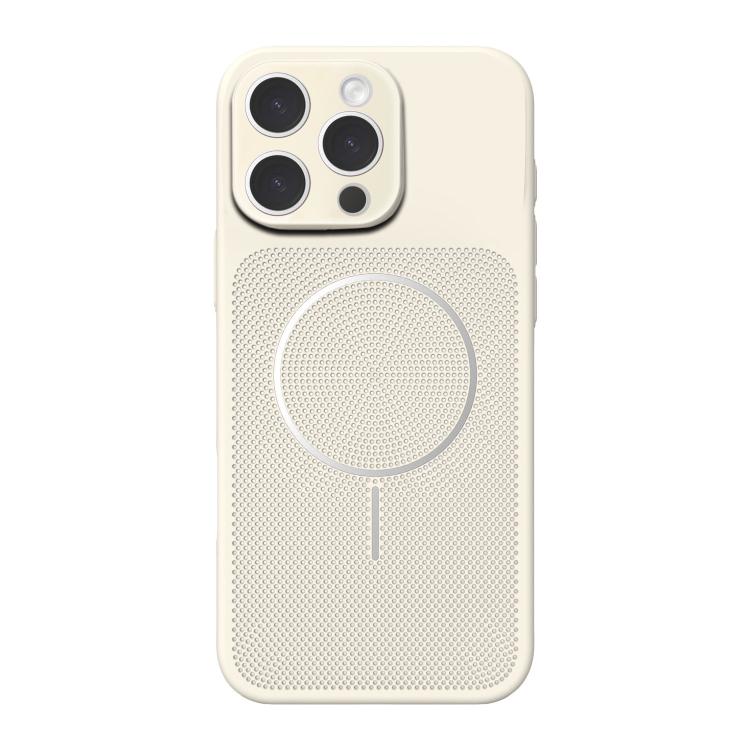 Custodia magnetica per telefono in PC traspirante con rete per la dissipazione del calore., For iPhone 16 Pro Max, For iPhone 16 Pro, For iPhone 16 Plus, For iPhone 16