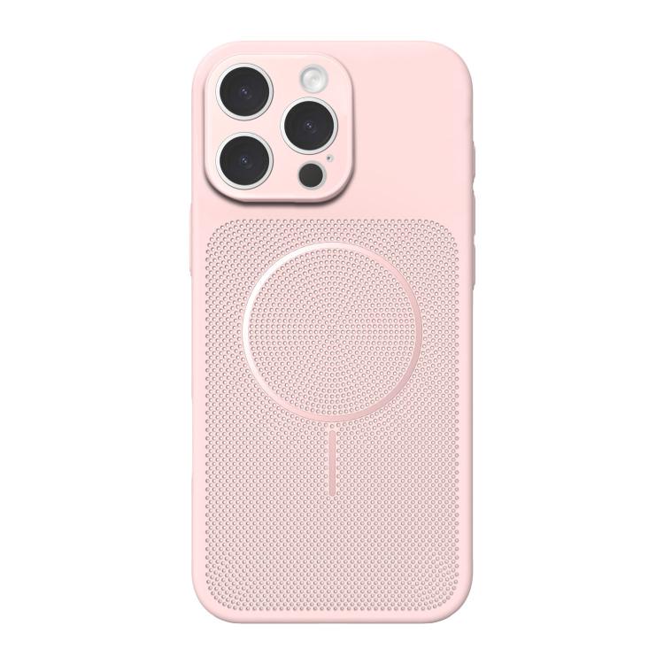 Custodia magnetica per telefono in PC traspirante con rete per la dissipazione del calore., For iPhone 16 Pro Max, For iPhone 16 Pro, For iPhone 16 Plus, For iPhone 16