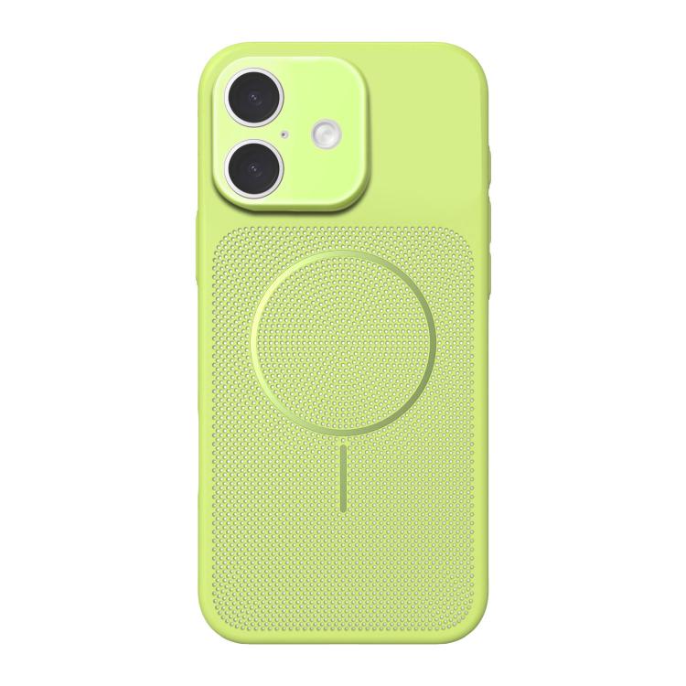 Custodia magnetica per telefono in PC traspirante con rete per la dissipazione del calore., For iPhone 16 Pro Max, For iPhone 16 Pro, For iPhone 16 Plus, For iPhone 16