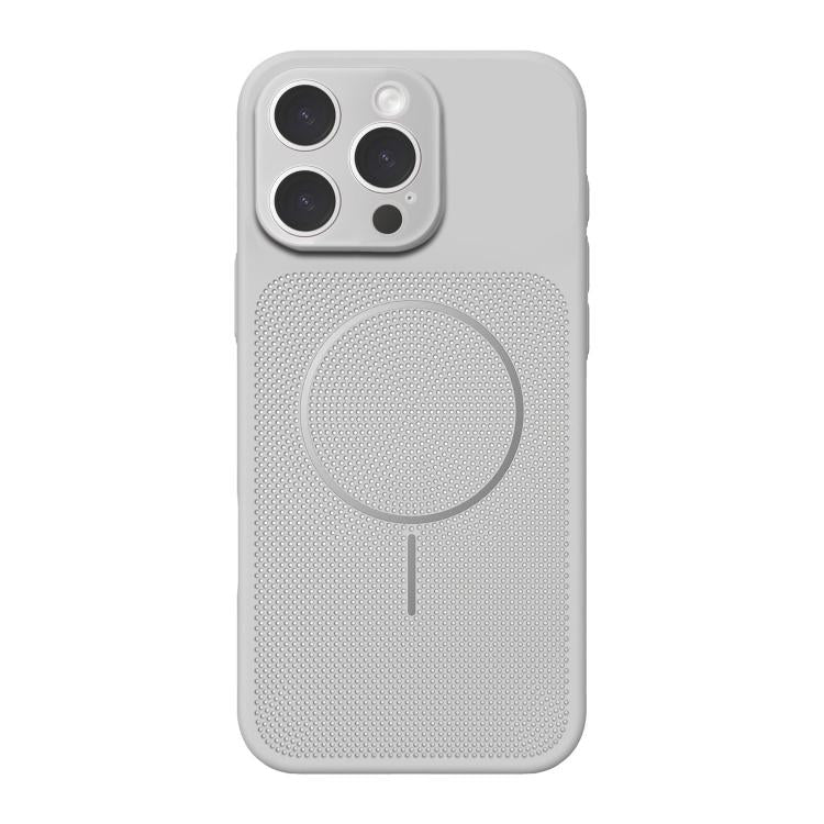 Custodia magnetica per telefono in PC traspirante con rete per la dissipazione del calore., For iPhone 15 Pro Max, For iPhone 15 Pro, For iPhone 15 Plus, For iPhone 15