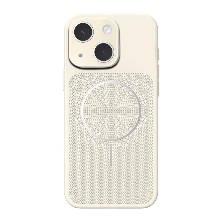 Custodia magnetica per telefono in PC traspirante con rete per la dissipazione del calore., For iPhone 15 Pro Max, For iPhone 15 Pro, For iPhone 15 Plus, For iPhone 15