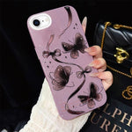Custodia per telefono ibrida in PC e TPU con motivo a farfalle vorticose e glitter IMD., For iPhone 15, For iPhone 14 Plus, For iPhone 14, For iPhone 14 Pro, For iPhone 14 Pro Max, For iPhone SE 2022 / SE 2020