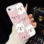 Custodia per telefono ibrida IMD in PC e TPU con motivo cucciolo lingua di fuori e glitter., For iPhone 8 Plus / 7 Plus, For iPhone 6 Plus / 6s Plus, For iPhone 6 / 6s
