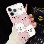 Custodia per telefono ibrida IMD in PC e TPU con motivo cucciolo lingua di fuori e glitter., For iPhone 11 Pro Max, For iPhone 11, For iPhone 11 Pro, For iPhone XS / X, For iPhone XR, For iPhone XS Max