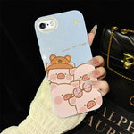Custodia per telefono ibrida in PC e TPU con glitter IMD e motivo maialino rosa., For iPhone 8 Plus / 7 Plus, For iPhone 6 Plus / 6s Plus, For iPhone 6 / 6s