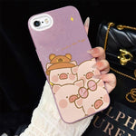 Custodia per telefono ibrida in PC e TPU con glitter IMD e motivo maialino rosa., For iPhone 8 Plus / 7 Plus, For iPhone 6 Plus / 6s Plus, For iPhone 6 / 6s