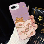 Custodia per telefono ibrida in PC e TPU con glitter IMD e motivo maialino rosa., For iPhone 8 Plus / 7 Plus, For iPhone 6 Plus / 6s Plus, For iPhone 6 / 6s