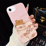 Custodia per telefono ibrida in PC e TPU con glitter IMD e motivo maialino rosa., For iPhone 15, For iPhone 14 Plus, For iPhone 14, For iPhone 14 Pro, For iPhone 14 Pro Max, For iPhone SE 2022 / SE 2020