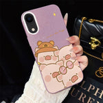 Custodia per telefono ibrida in PC e TPU con glitter IMD e motivo maialino rosa., For iPhone 11 Pro Max, For iPhone 11, For iPhone 11 Pro, For iPhone XS / X, For iPhone XR, For iPhone XS Max