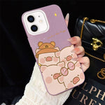 Custodia per telefono ibrida in PC e TPU con glitter IMD e motivo maialino rosa., For iPhone 11 Pro Max, For iPhone 11, For iPhone 11 Pro, For iPhone XS / X, For iPhone XR, For iPhone XS Max