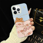 Custodia per telefono ibrida in PC e TPU con glitter IMD e motivo maialino rosa., For iPhone 13 Pro Max, For iPhone 13 Pro, For iPhone 13, For iPhone 12, For iPhone 12 Pro Max, For iPhone 12 Pro