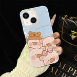 Custodia per telefono ibrida in PC e TPU con glitter IMD e motivo maialino rosa., For iPhone 15, For iPhone 14 Plus, For iPhone 14, For iPhone 14 Pro, For iPhone 14 Pro Max, For iPhone SE 2022 / SE 2020