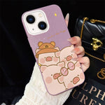 Custodia per telefono ibrida in PC e TPU con glitter IMD e motivo maialino rosa., For iPhone 15, For iPhone 14 Plus, For iPhone 14, For iPhone 14 Pro, For iPhone 14 Pro Max, For iPhone SE 2022 / SE 2020