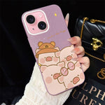 Custodia per telefono ibrida in PC e TPU con glitter IMD e motivo maialino rosa., For iPhone 16 Pro, For iPhone 16 Plus, For iPhone 16, For iPhone 15 Pro Max, For iPhone 15 Pro, For iPhone 15 Plus